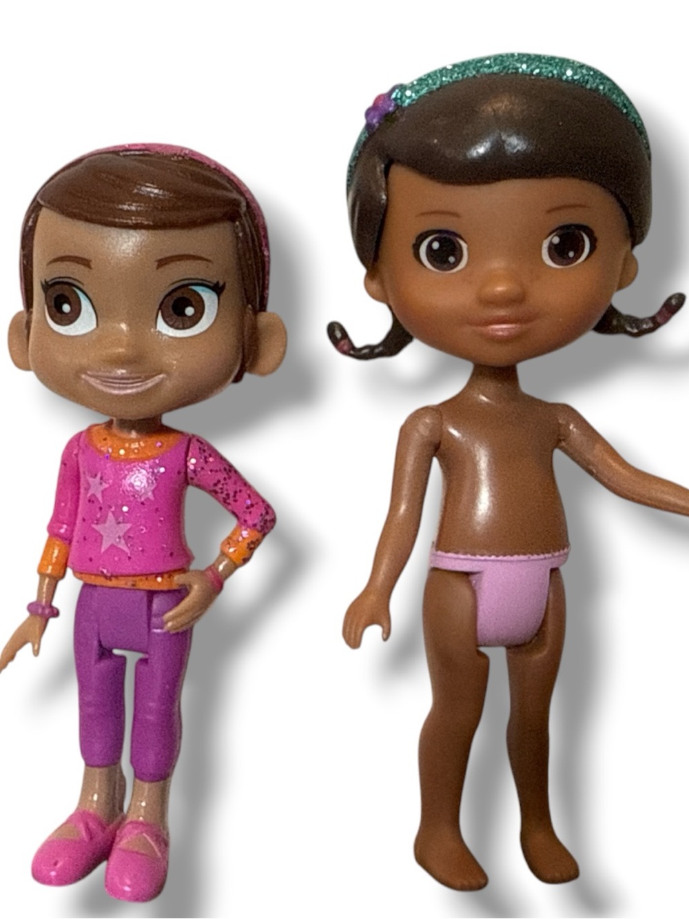 Disney Junior Figure Lot - Vampirina Poppy & Doc McStuffins Dolls